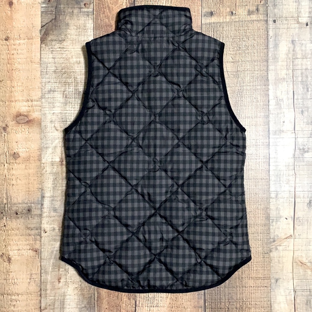 J. Crew Gingham Checkered Plaid Excursion Down Pu… - image 4